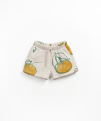 PRINTED FLEECE SHORTS -GRES