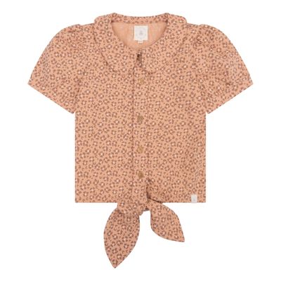 Faye blouse leopard flower