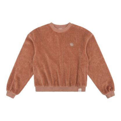 Oversized sweater bath terry cork sun