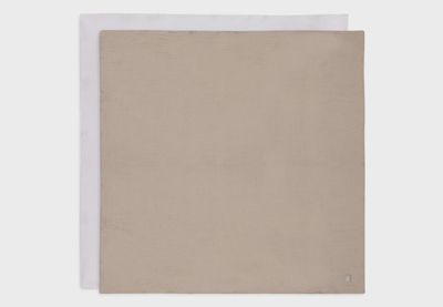 Hydrofiele Doek Large 115x115cm - Olive Green/Ivory - 2 Stuks