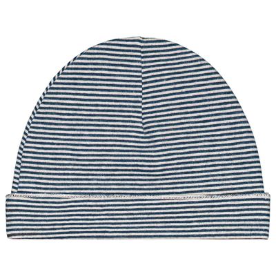 Gray Label - Baby Beanie (muts)  GOTS - Blue Grey - Cream - Boy - Girl - meiden - jongen - unisex