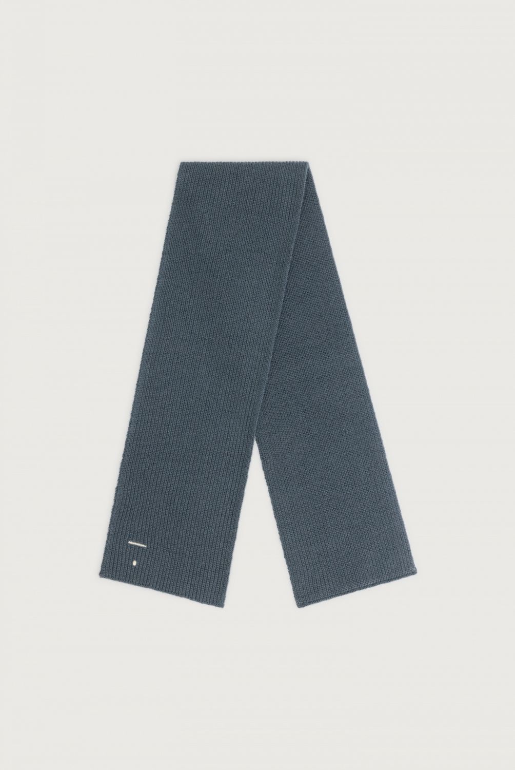 Baby Knitted Scarf RWS - Blue Grey