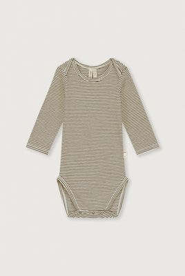 Baby L/S Onesie GOTS - Woody - Cream