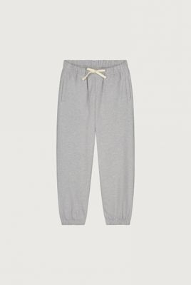 Baby Leggings GOTS - Blue Grey - Cream