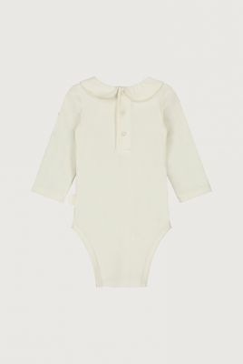 Gray Label - Baby Collar Onesie  GOTS - Cream  Girl - meiden 