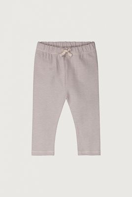 Baby Leggings GOTS - Berry - Cream