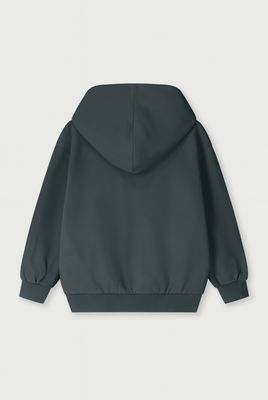 Hoodie GOTS - Blue Grey