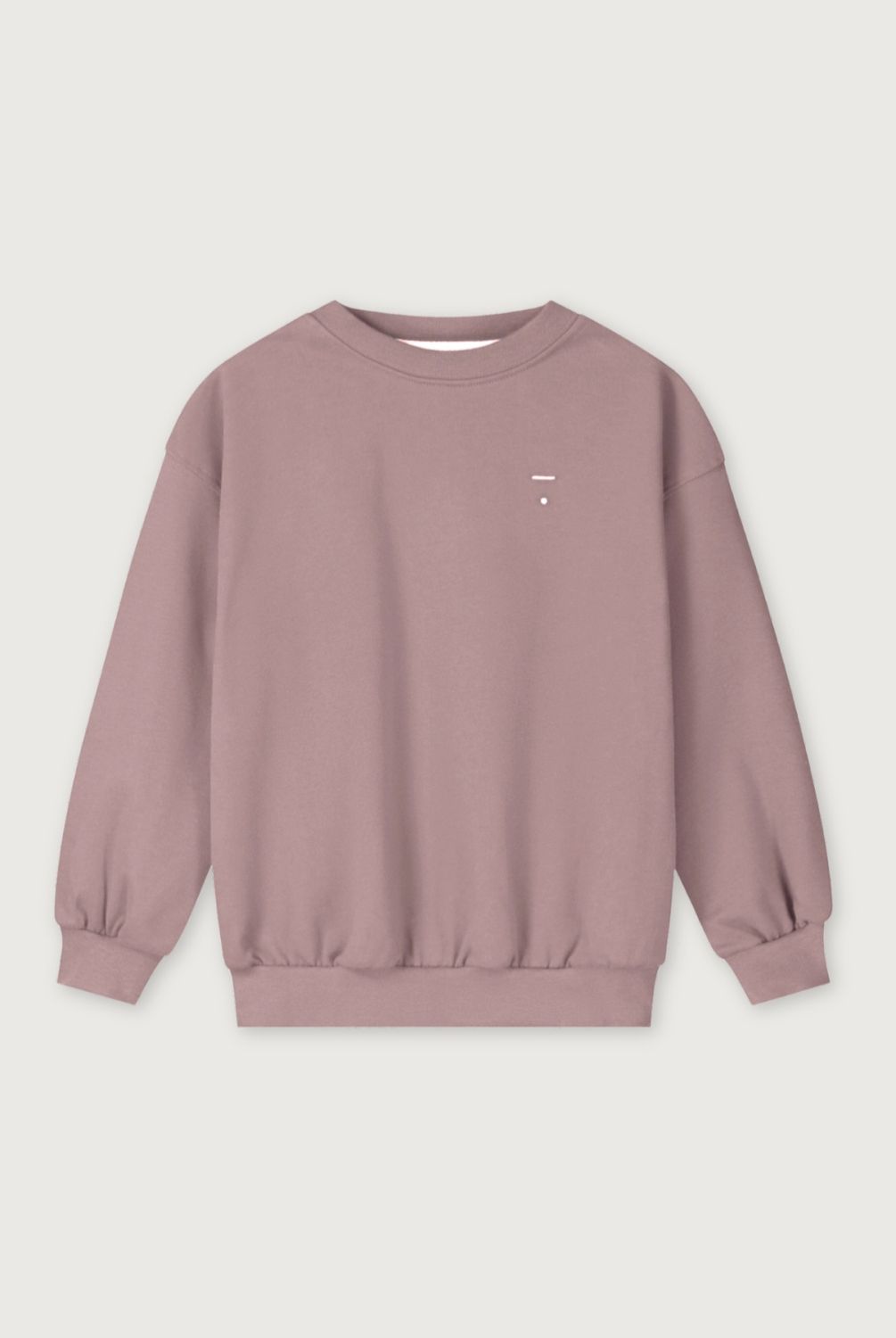 Dropped Shoulder Sweater GOTS - Berry