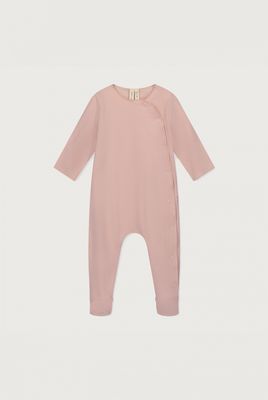 Newborn Suit with Snaps GOTS - Faded Pink