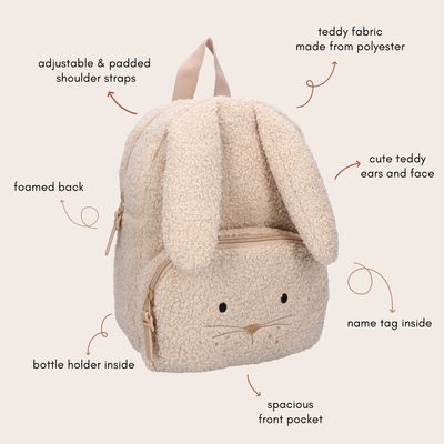Rugzak Kidzroom Comfort Friends /Beige