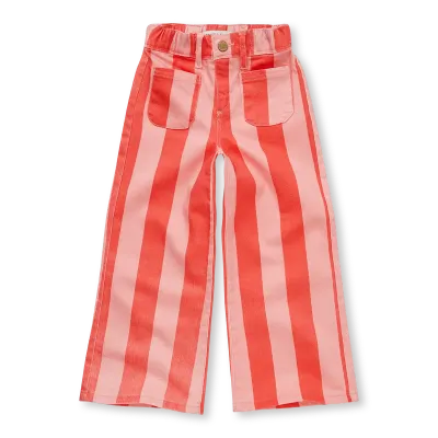 Flare denim stripes