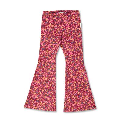Bowie Flared Pants- Winter Flowers