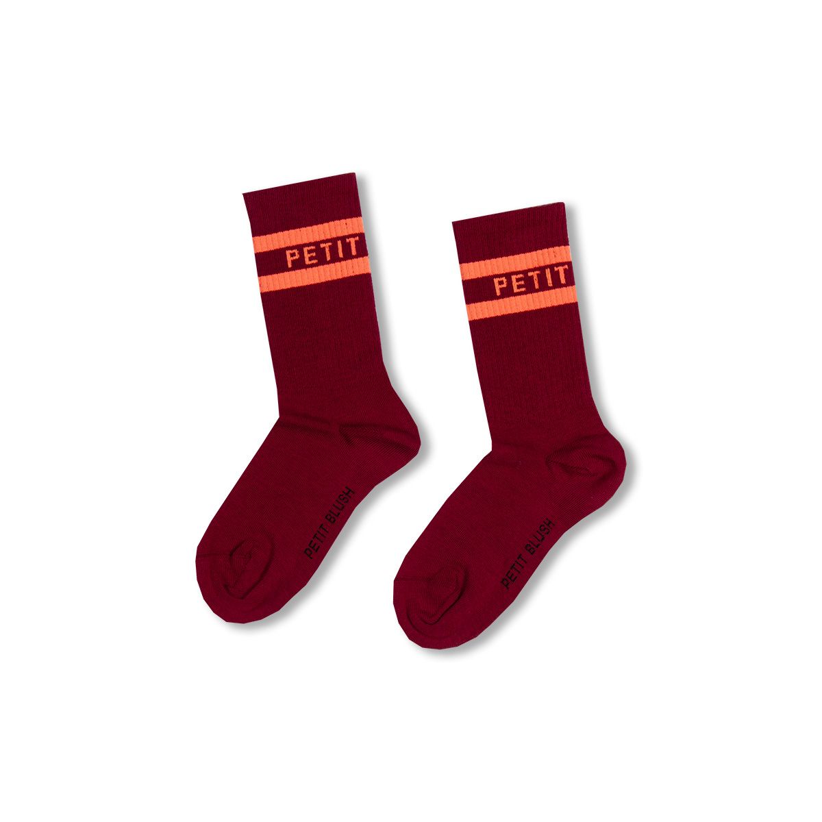 Sport Socks - Bordeaux/Orange