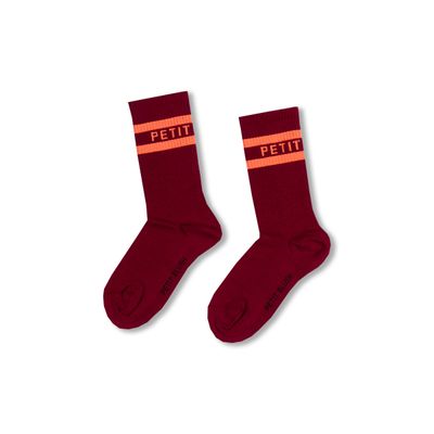 Sport Socks - Bordeaux/Orange