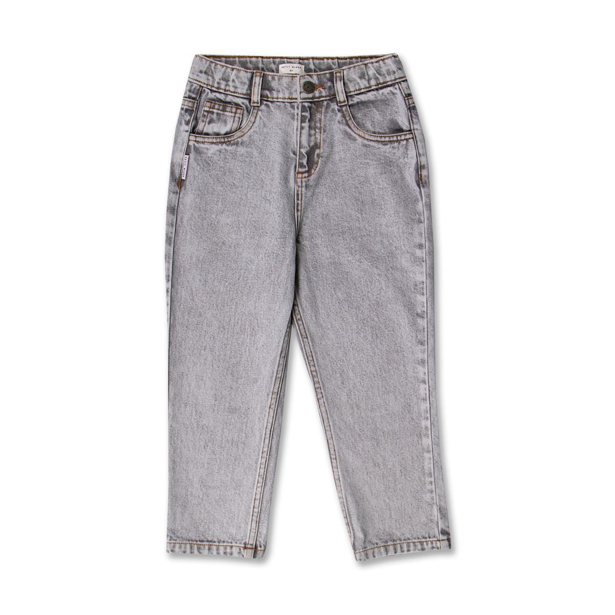 Baggy Fit Jeans / Washed Light Grey