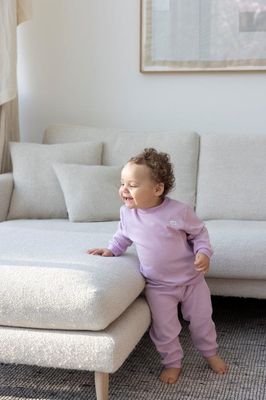 Feetje -  Wafelpyjama - Lila - Boy - Jongen - Girl - meiden - Unisex 