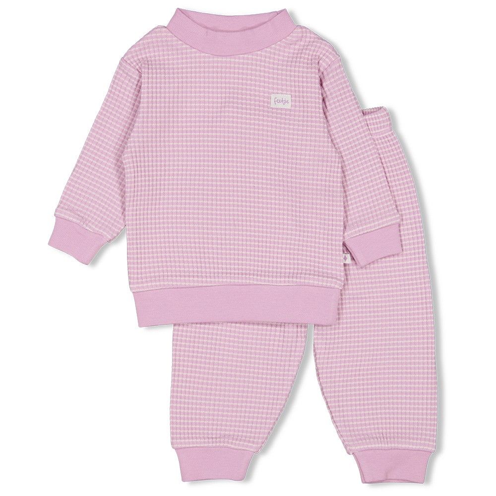 Wafelpyjama - Lila