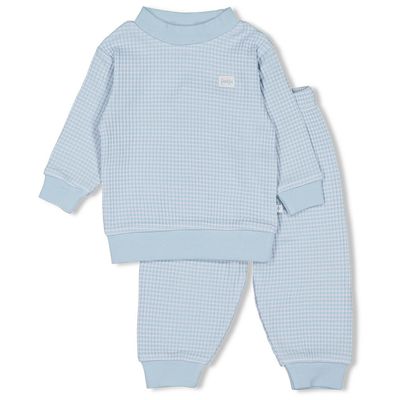 Wafelpyjama - Babyblue