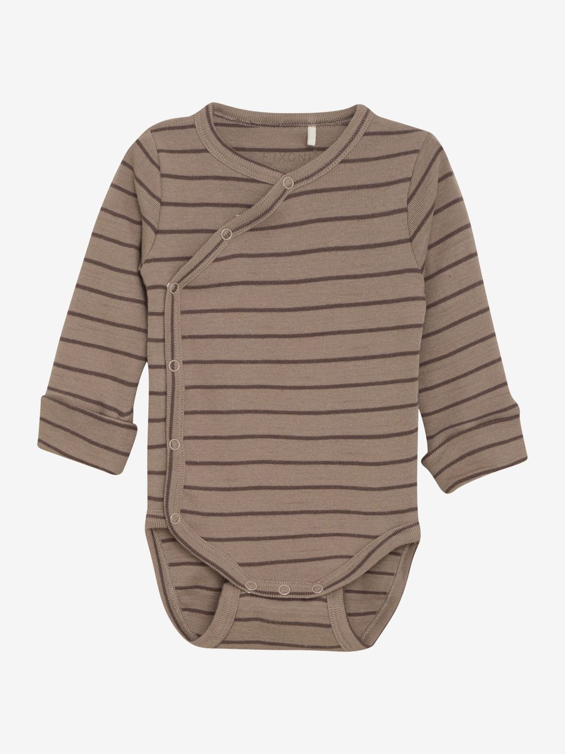 Wrap Body LS Rib Brown