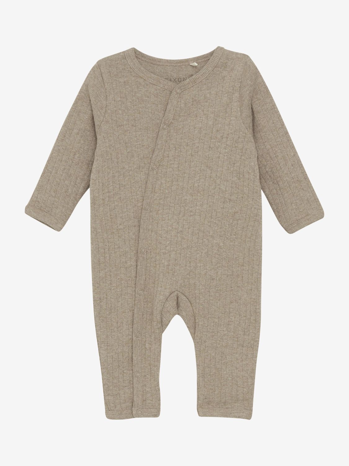Romper LS Melange Brown