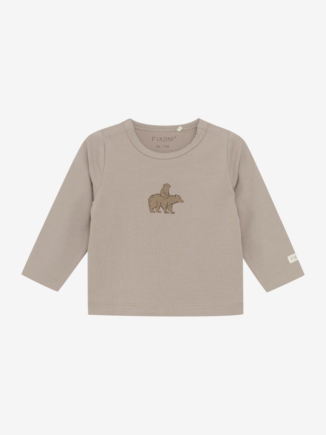 T-shirt LS Brown