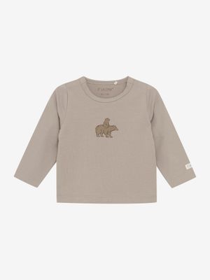 T-shirt LS Brown