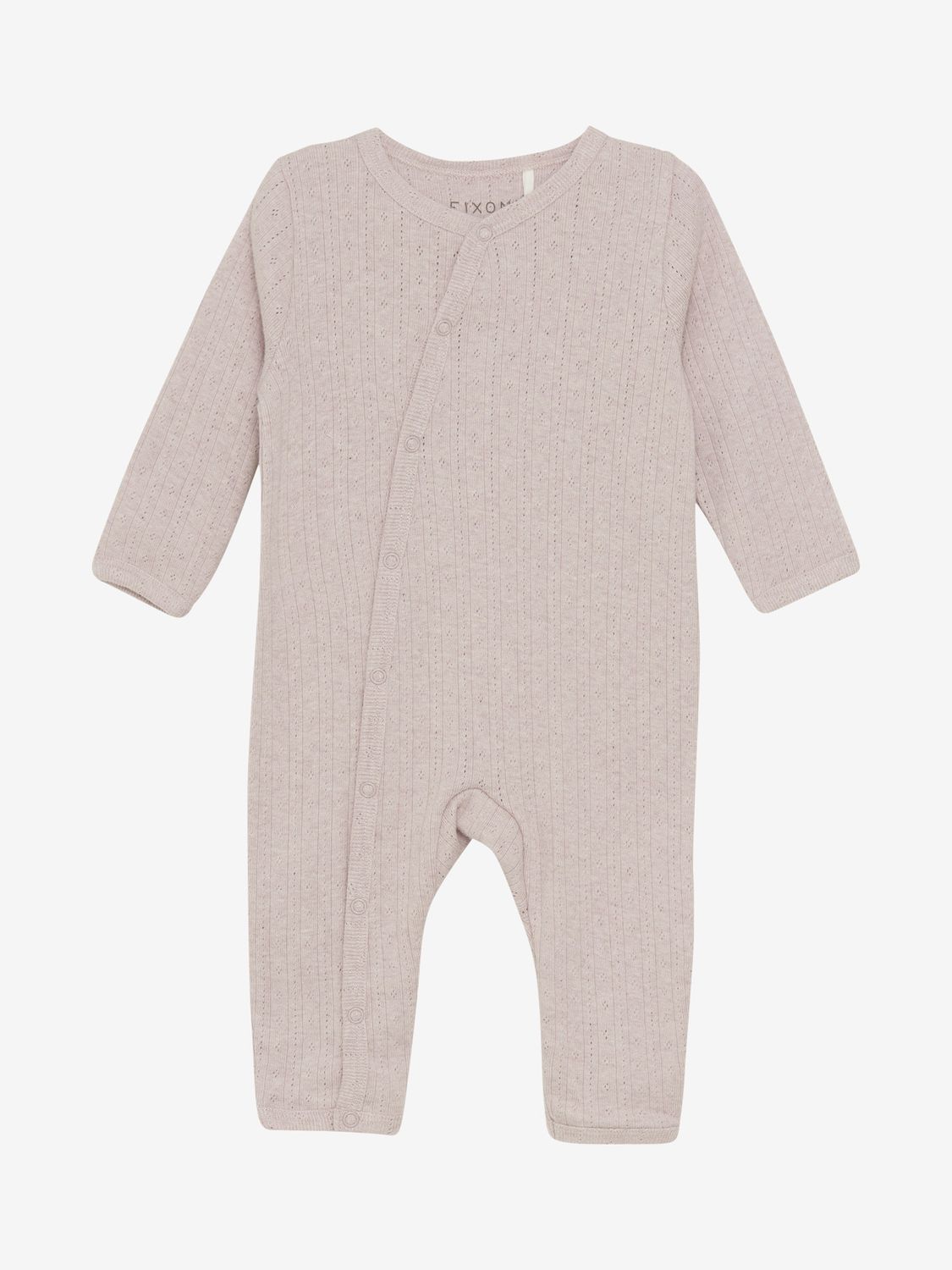 Romper LS Melange Purple