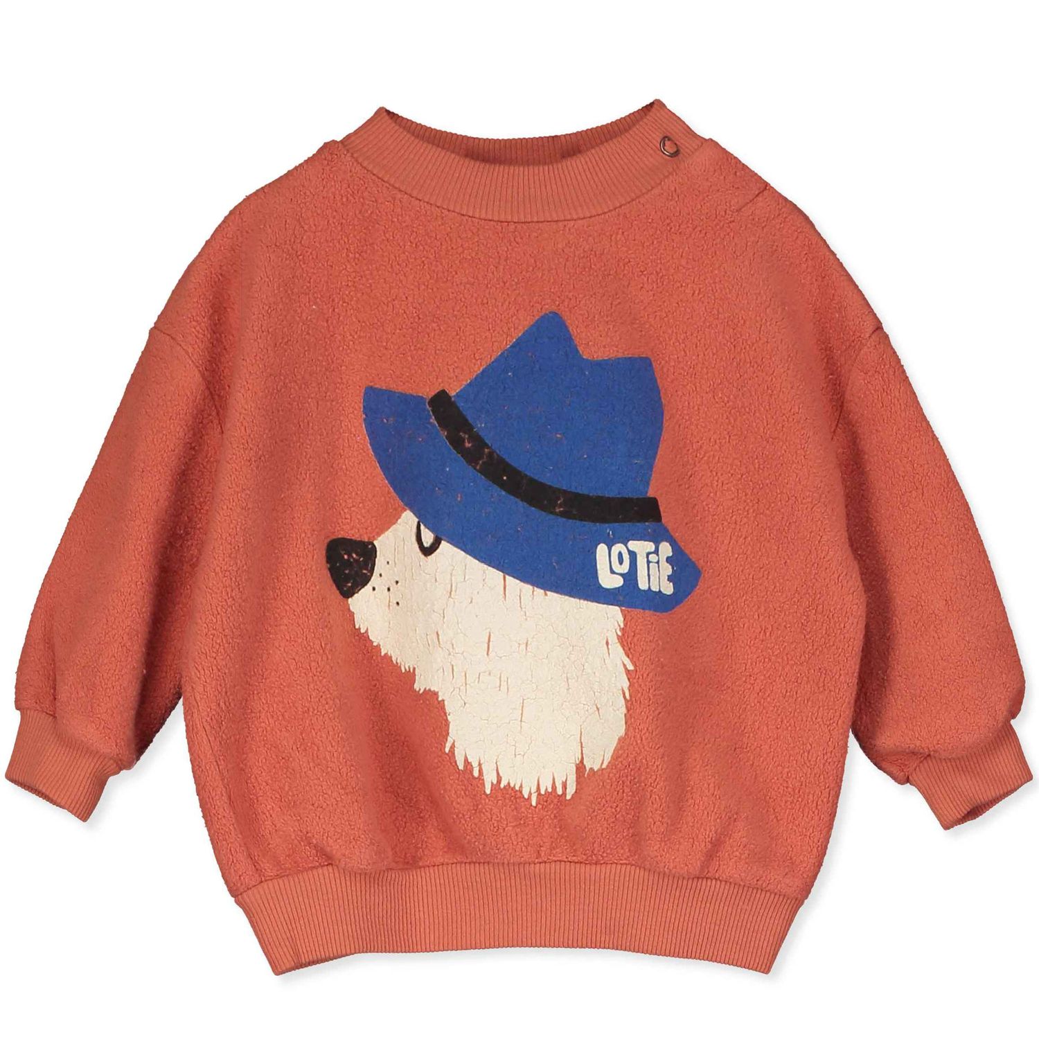 BABY TEDDY SWEATSHIRT - Clay