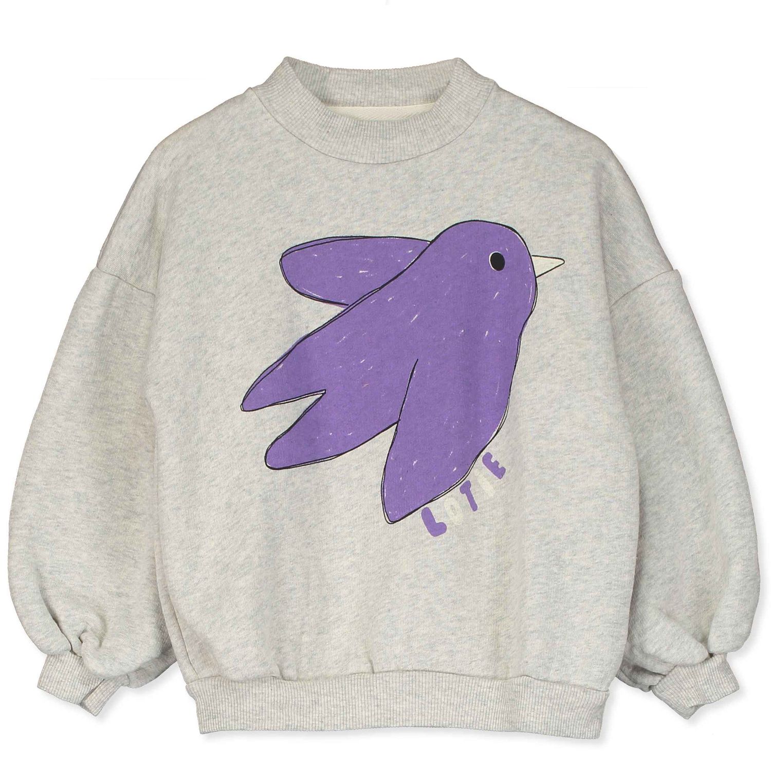 SWEATSHIRT-LIGHT GREY MELANGE