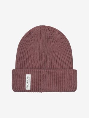 Beanie w. Lining Rose Taupe 240377
