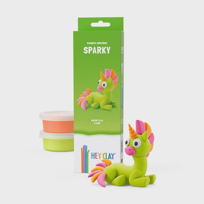 HeyClay - Rainbow Unicorn - Sparky 3 cans