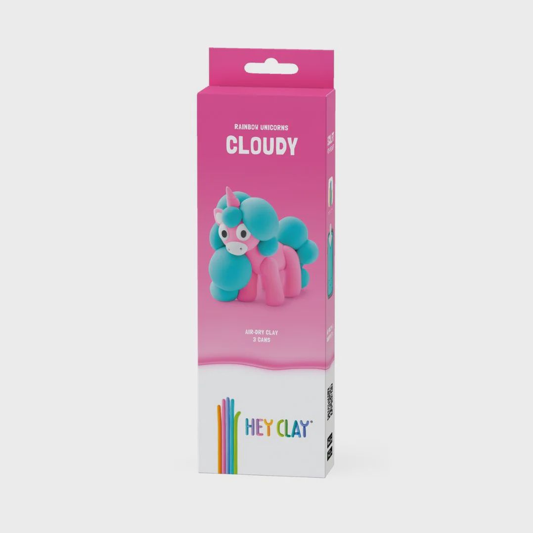 Hey Clay - Rainbow Unicorn - Cloudy 3 cans