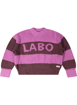 RhonePink stripe AOP