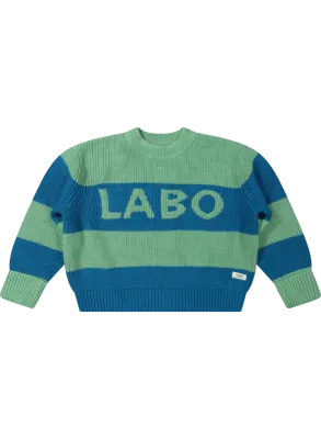 RhoneBlue stripe AOP