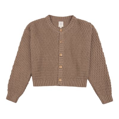 lux knit brown melange