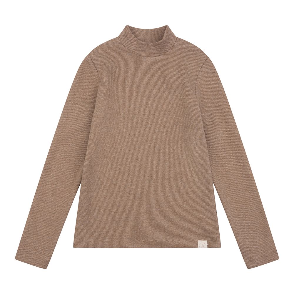 Mees top brown melange