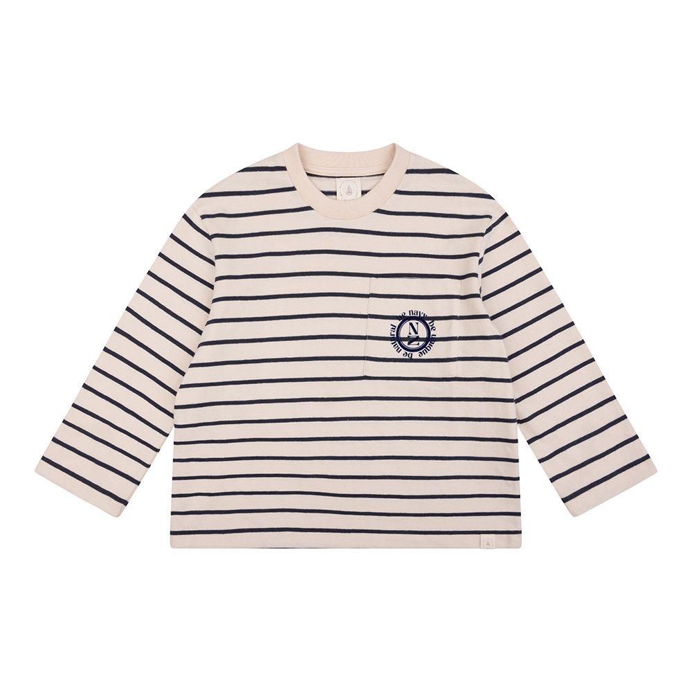 Yves longsleeve Navy stripe
