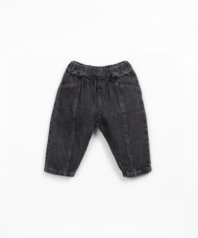 DENIM TROUSERS GRAFITE