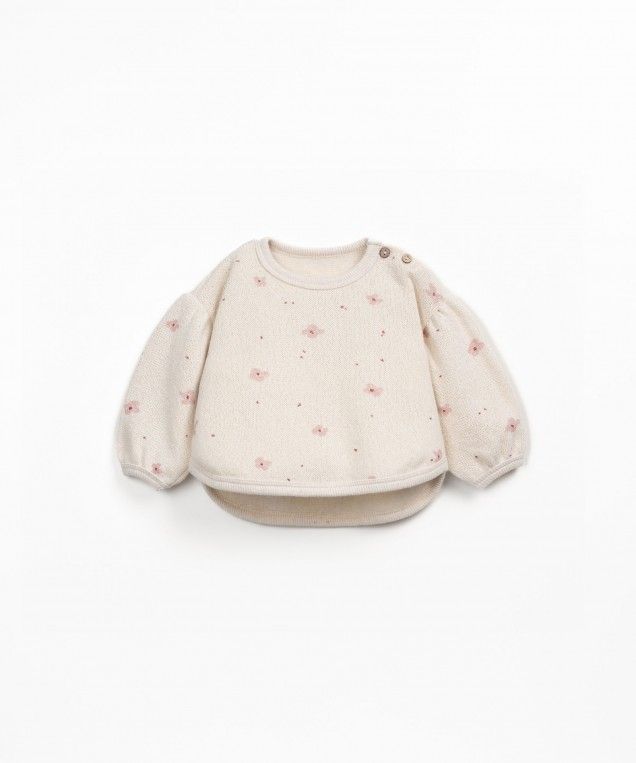 PRINTED JERSEY SWEATER PENCIL
