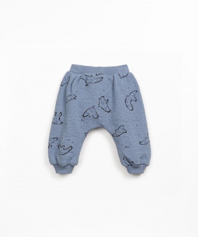 PRINTED JERSEY TROUSERS WATERCOLOR