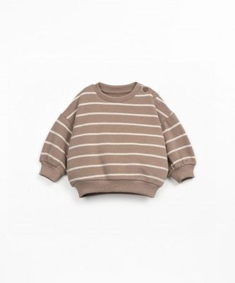 STRIPED JERSEY SWEATER PENCIL