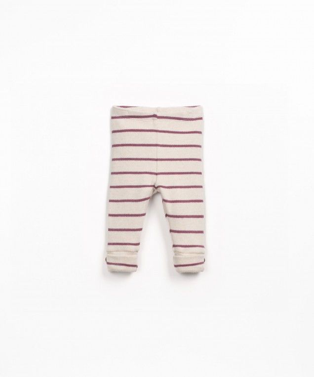 STRIPED JERSEY LEGGINGS AMORA