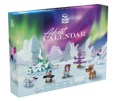 Advent Calendar - Santa&#39;s Northern Lights Adventure Plus-Plus
