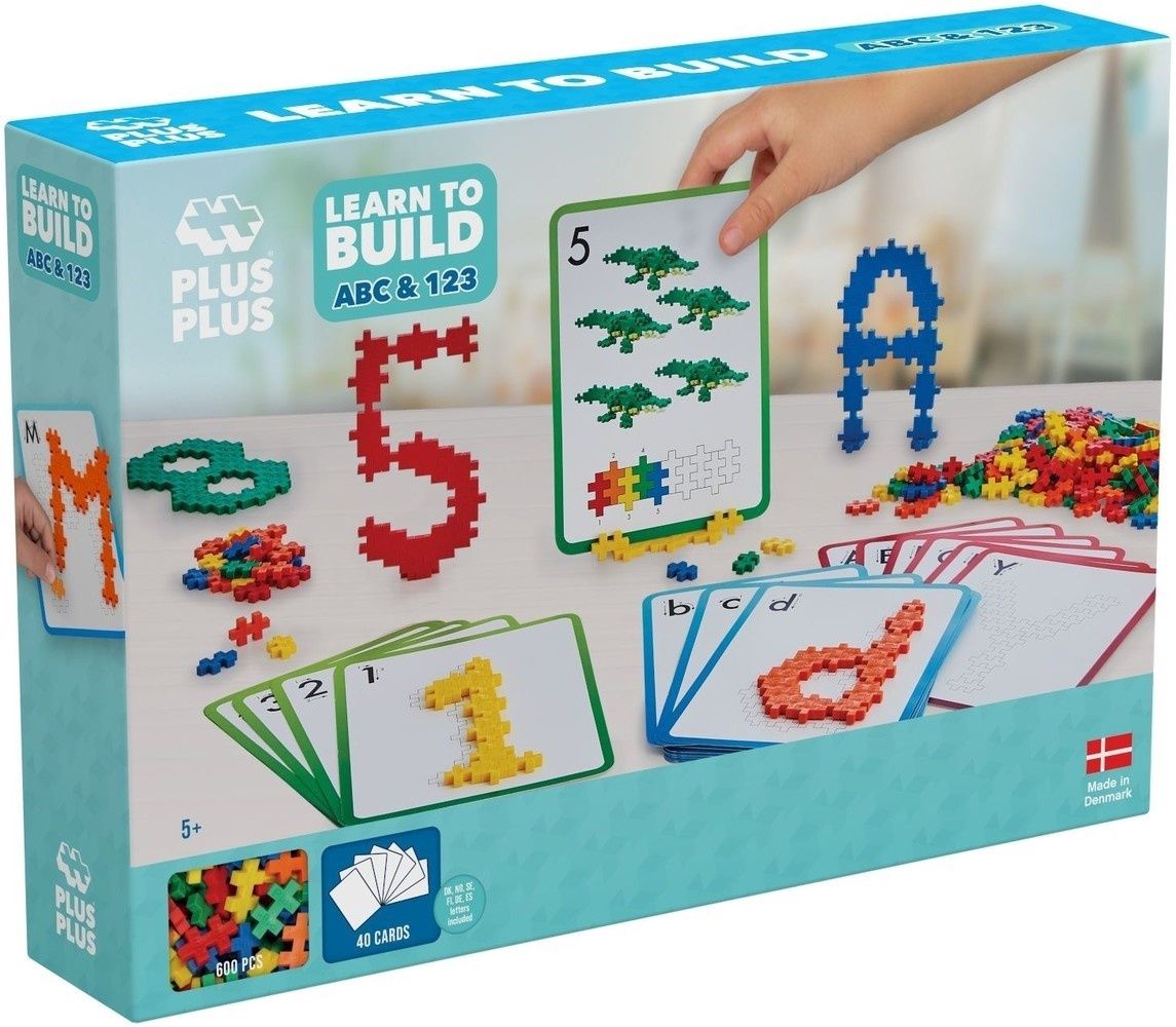 Learn to Build abc/123 Plus-Plus: 600 stuks
