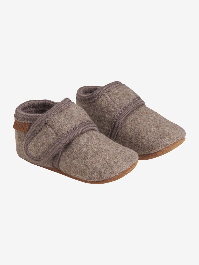 Baby Wool slippers Walnut 250008