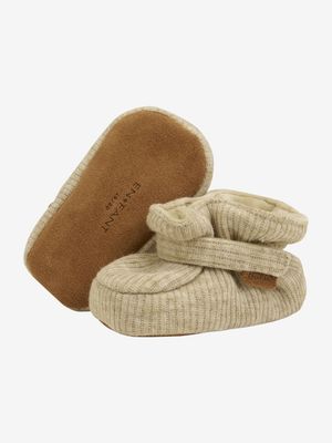ENFANT - Baby slofjes - Slippers Sand Humus Melange - Boy - Jongen - Girl - meiden - Unisex