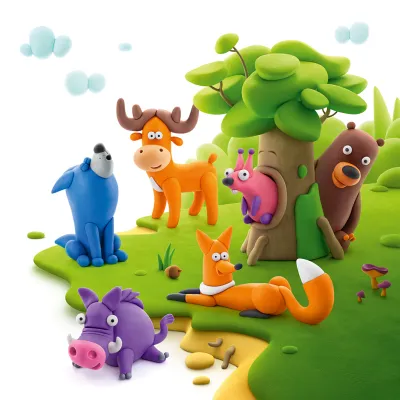 HeyClay- Forest Animals