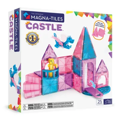 MAGNA-TILES® CASTLE microMAGS - 25 piece