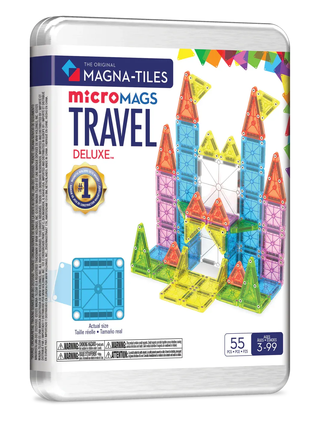 MAGNA-TILES  - Travel Set Deluxe - 55 pieces