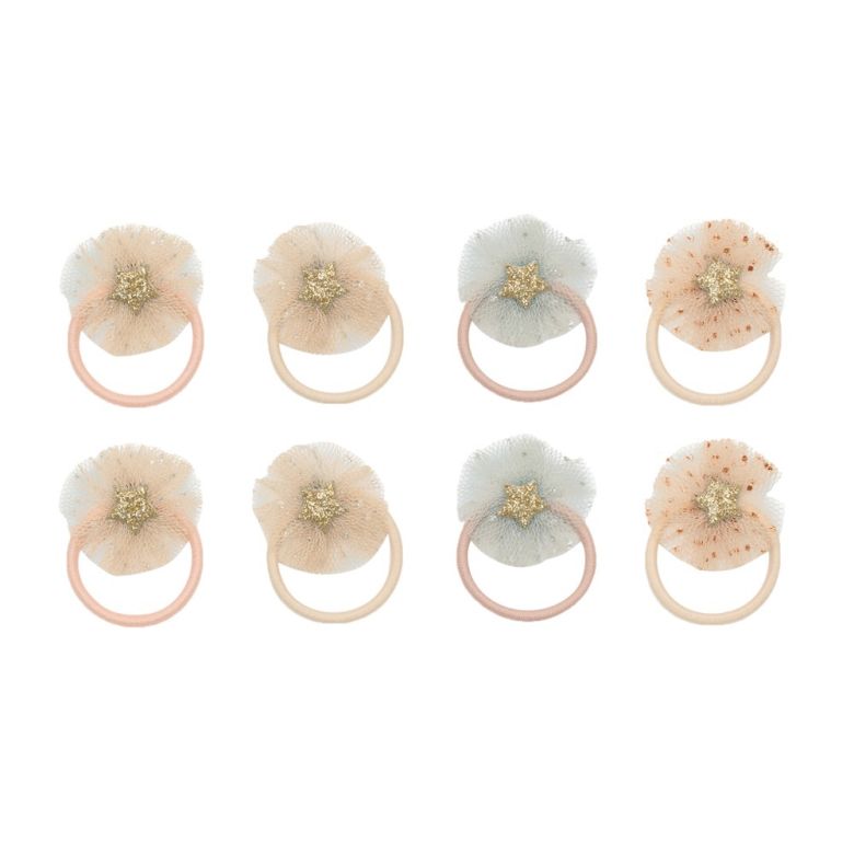MINI TULLE ROSETTE PONIES